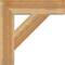 Ekena Millwork Traditional Block Rough Sawn Bracket, Western Red Cedar, 6"W x 28"D x 28"H BKT06X28X28TRA05RWR - alternate 4